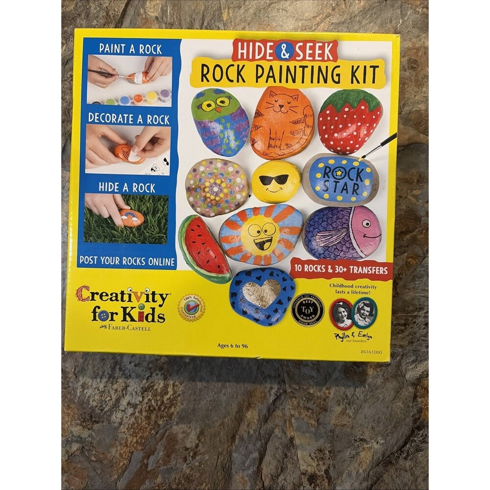Creativity for Kids Hide and Seek Rock Painting Kit